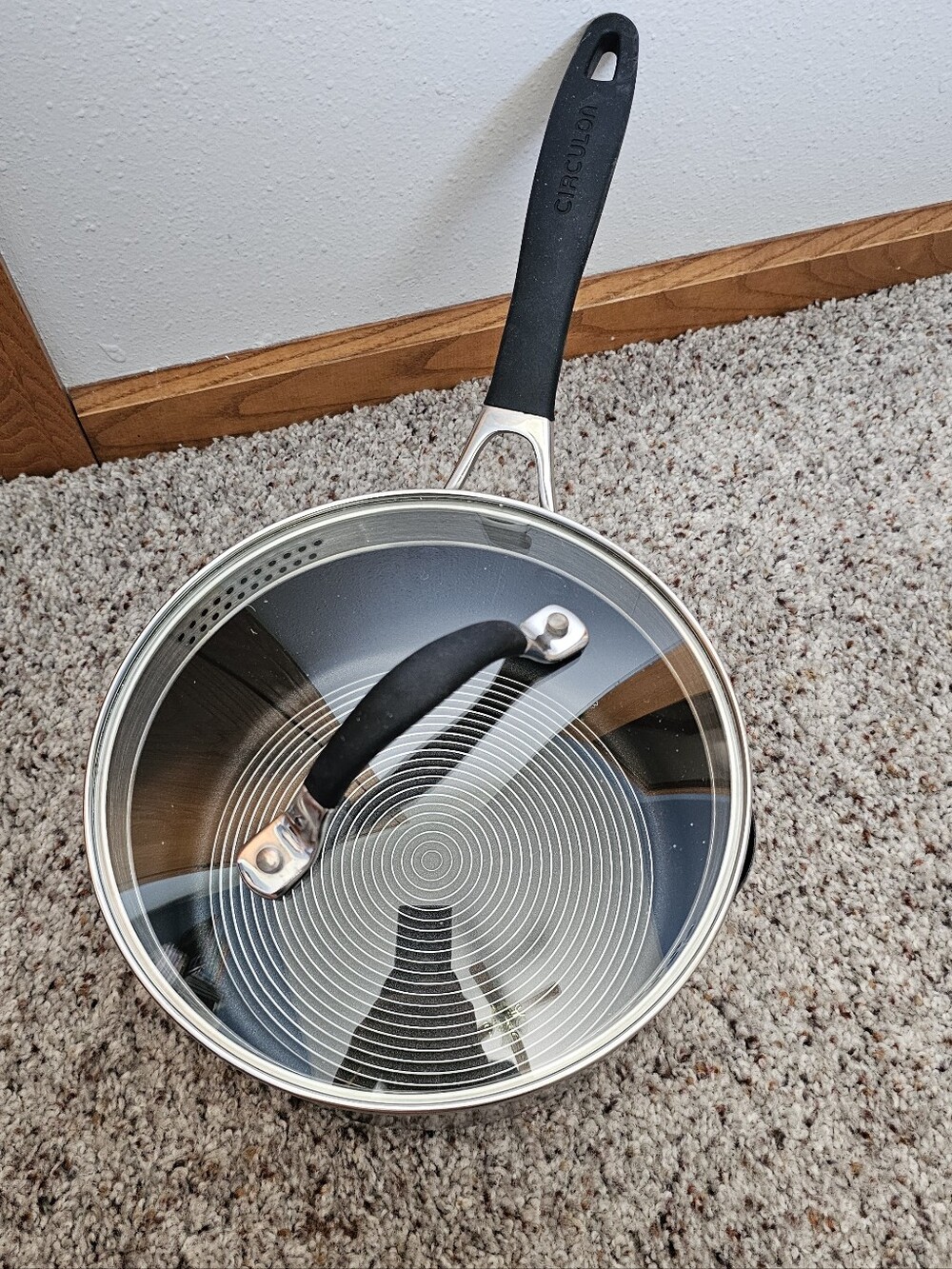 Circulon Steelshield Try-Ply Stainless Saucepan